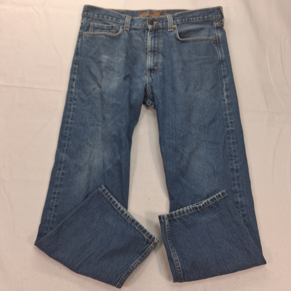 Eddie Bauer Jeans Mens 36x30 Classic Fit Blue Denim Straight Leg EUC